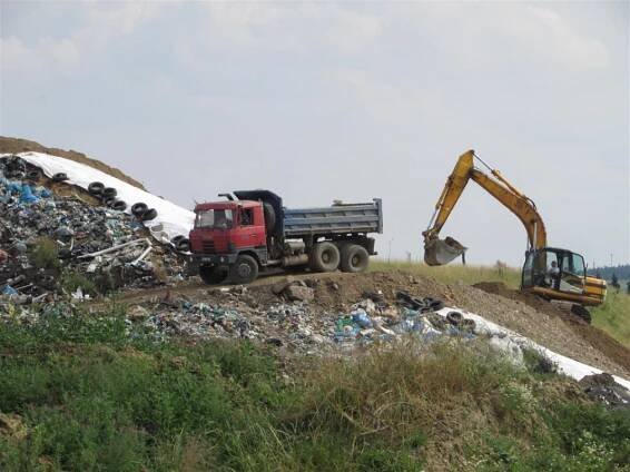 Skládka a sběrný dvůr Ronov nad Sázavou 15.07.2015