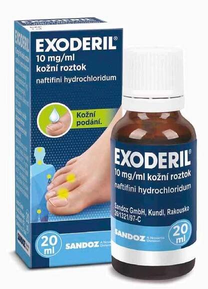 EXODERIL Roztok k zevnímu užití 10mg/ml 20 ml