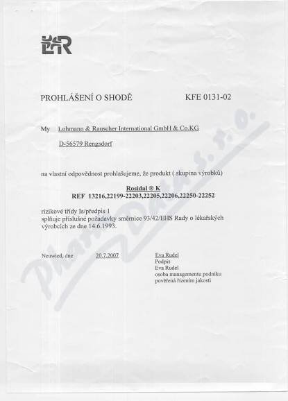 Obinadlo elast.Rosidal K 8cmx5m 1ks - Léky-lékárna.cz