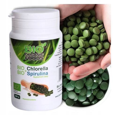 CHLORELLA SPIRULINA BIO sada TABLET 560 TABLET Bio Organic Foods