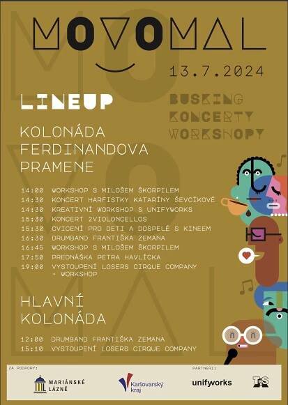 Mariánské Lázně – MOVOMAL opět nabídne pestrý program