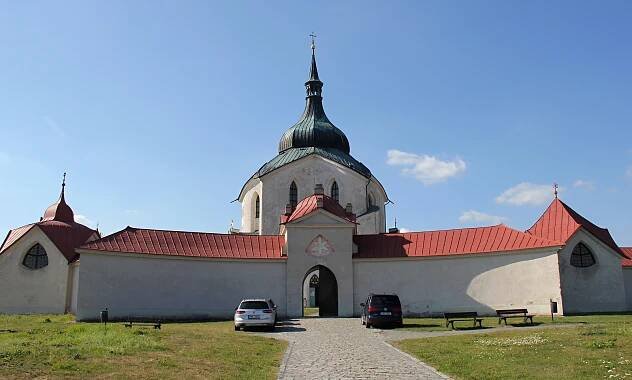 Santiniho klenot na Zelené hoře je nejčastějším cílem turistů na Vysočině