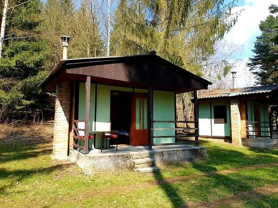 Ubytování v lesní chatce, Blažejov, Malý Ratmírov, Chatový tábor Malý Ratmírov