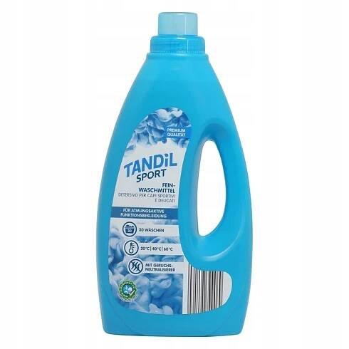 TANDIL tekutý jemný prací prostředek, Sport 37 dávek 1,5 L