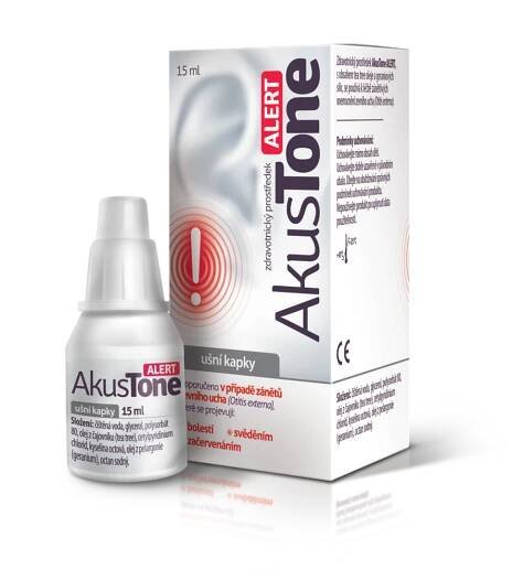 AkusTone ALERT ušní kapky 15ml | Moje lékárna