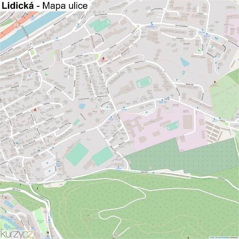 Lidická - mapy | Kurzy.cz