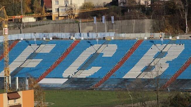 Fotbalový stadion v Ostravě