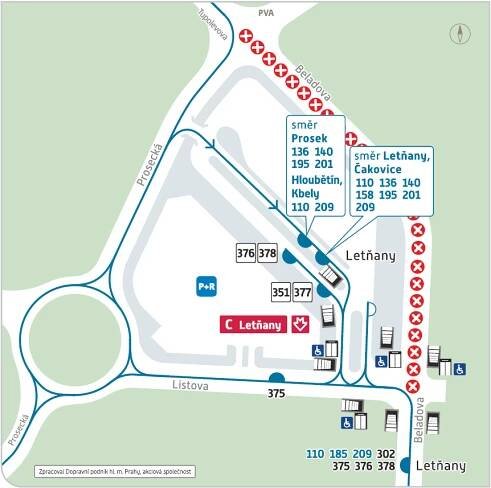 Letňany | Pražská integrovaná doprava