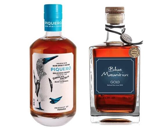 Blue Mauritius Gold Rum + Piquero