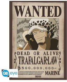 Plakát One Piece - Wanted Trafalgar Law - shop.CSFD.cz