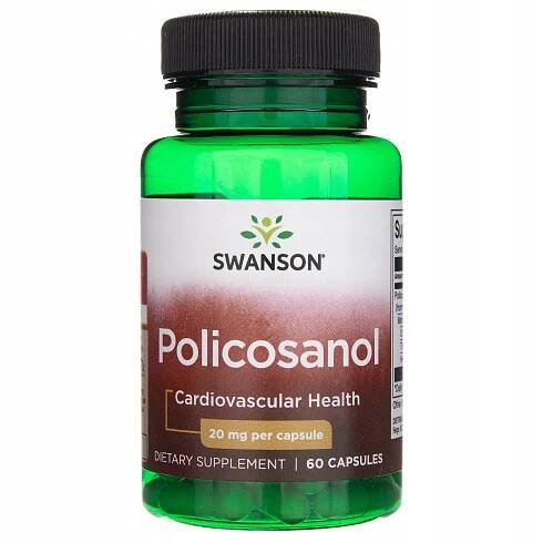 Swanson Policosanol 20 mg Cholesterol Trávení 60k BIOCOSANOL Srdce