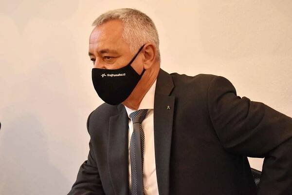 Hejtman Olomouckého kraje Josef Suchánek (STAN). Výjezd Rady Olomouckého kraje na Šumpersko a Jesenicko.