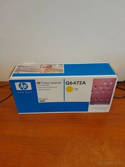 Originální toner HP Q6472A yellow - Ostrava