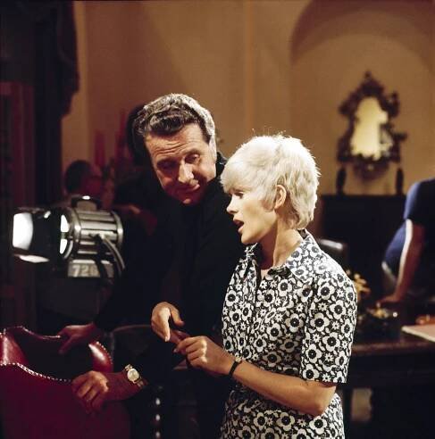 Mister Jerico - Z natáčení - Patrick Macnee, Connie Stevens
