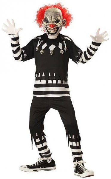 creepy clown costume