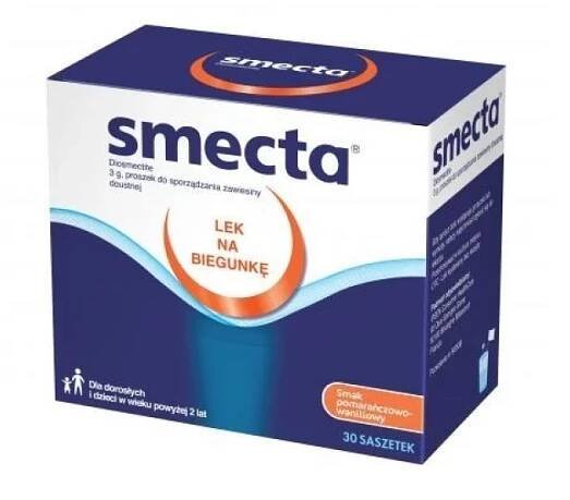 Přípravek při léčbě průjmu Smecta, 30 sáčků - Lékárna a zdraví