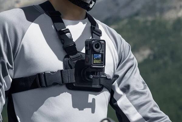 action camera chest strap mount