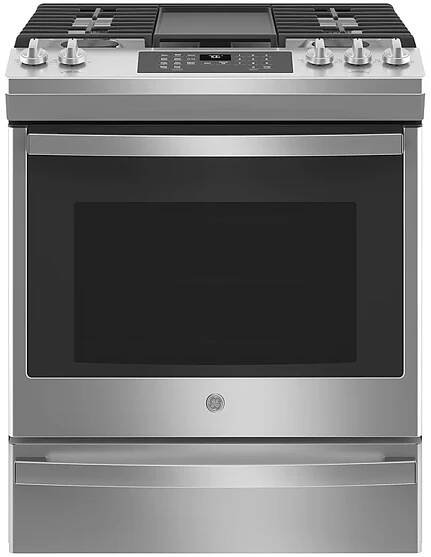 GE Appliances 30" Gas Slide-In Convection Range