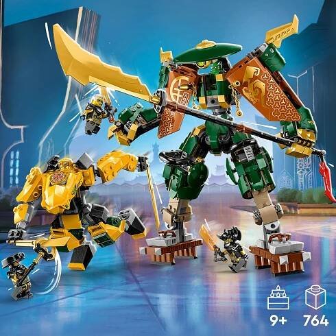 LEGO® NINJAGO® 71794 Lloyd, Arin a jejich tým nindža robotů | KostičkyShop
