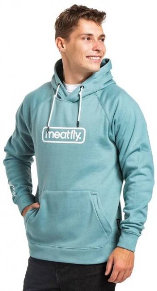 Pánská technická mikina Meatfly Gravel, Dusty Mint | Meatfly