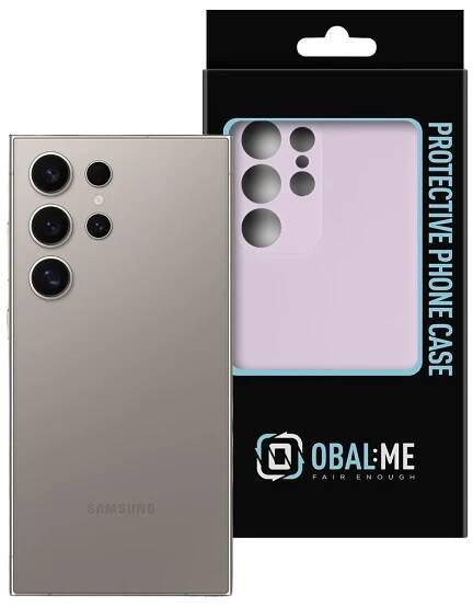 OBAL:ME Matte TPU Kryt pro Samsung Galaxy S24 Ultra Purple