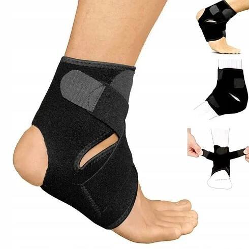 STABILIZÁTOR KOTNÍKU ORTÉZA ELASTICKÁ NEOPRENOVÁ BANDÁŽ KOTNÍKU