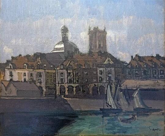   Dieppe, les arcades et la Darse (1898) - Walter Sickert