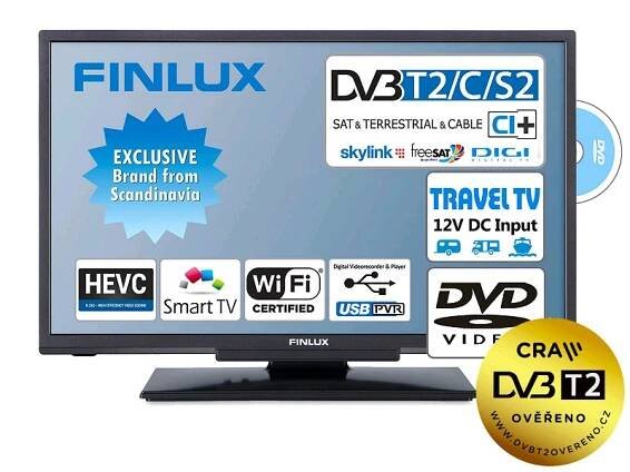 Finlux TV24FDM5660-T2 SAT DVD SMART WIFI