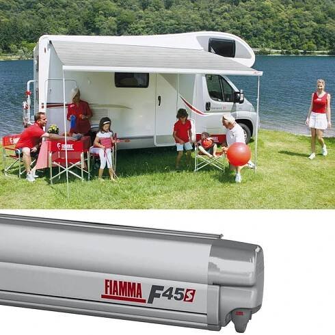 Markýza Fiamma F45 S - stříbrná