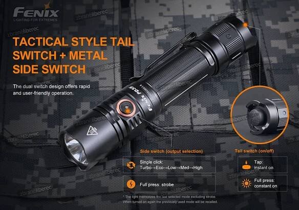 LED svítilna Fenix PD35 V3.0 — Zbraně Liberec, zbraně, pistole, střelivo a lovecké potřeby