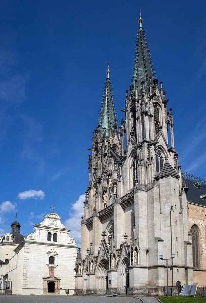Katedrála svatého Václava v Olomouci.
