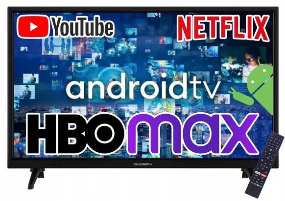 LED TV 24 PALCŮ SMART TV ANDROID dvb-t2 HDR10 HEVEC WIFI Bluetooth