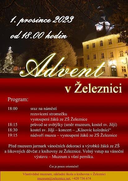 Advent v Železnici: KIS Lomnice nad Popelkou