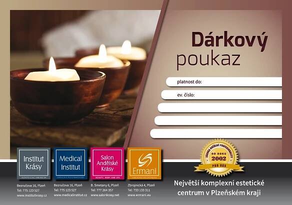 DÁRKOVÉ POUKAZY