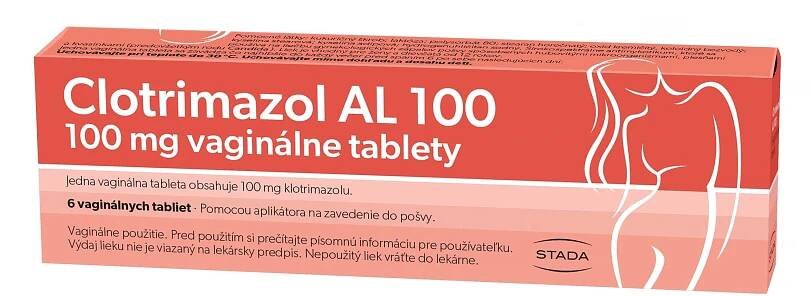 Clotrimazol AL 100 mg 6 tabliet