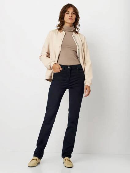 Dámské kalhoty TONI Fashion be loved CS - PERFECT BLUE - jemné kamínky na kapse :: Boutique Matýsek