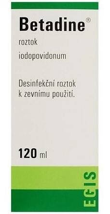 Egis Betadine 120 ml od 199 Kč