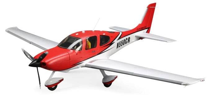 E-flite Cirrus SR-22T 1.5m SAFE Select BNF Basic