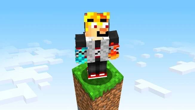 Přežil jsem v 1x1 Minecraft světě