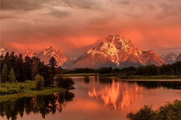 Vliesová fototapeta Teton Range, USA 375 x 250 cm