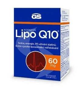 GS Koenzym Lipo Q10 60mg 60 kapslí