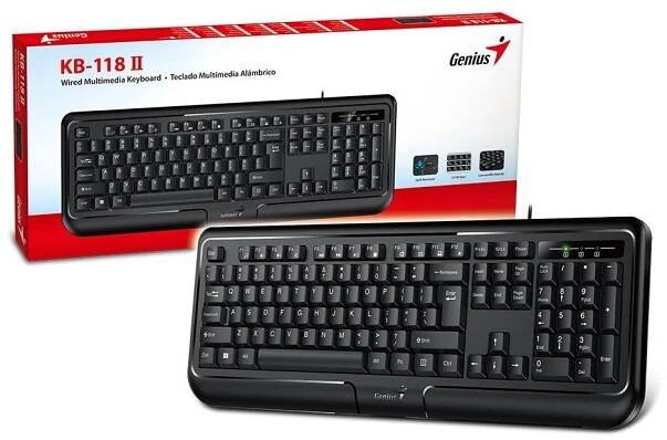 Genius KB-118 II (PS/2) - CZ/SK
