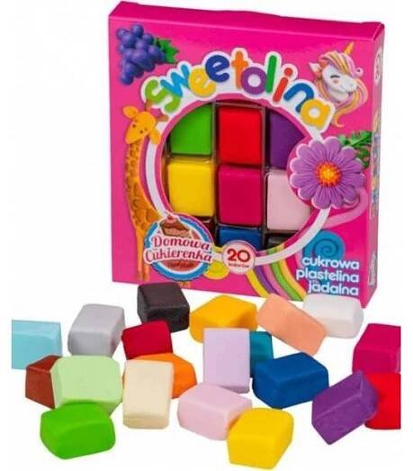 Sweetolina jedlá modelína 20 barev (300 g)