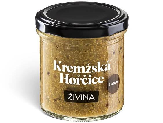 Kremžská hořčice s medem z celých hořčičných semínek 150 g