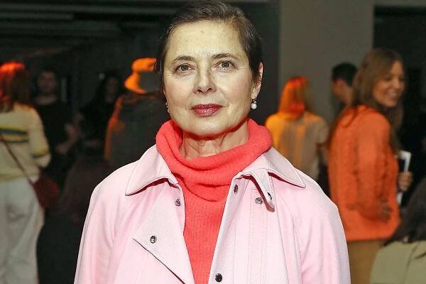 NEW YORK, NY - FEBRUARY 11: Actress Isabella Rossellini poses for photos at Sies Marjan during New York Fashion Week at Penn Plaza Pavilion on February 11, 2018 in New York City. (Photo by Astrid Stawiarz/Getty Images)