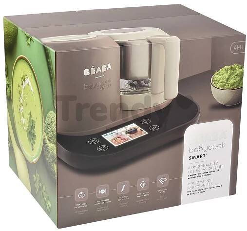 Parný varič a mixér Beaba Babycook Smart® Dove Grey hnedo-čierny