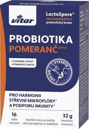 Vitar Probiotika+vláknina+vit.C a D 16x2g