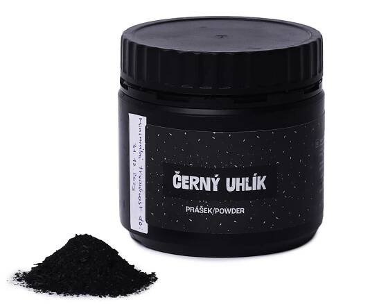 Černý uhlík - prášek/powder do krmiva