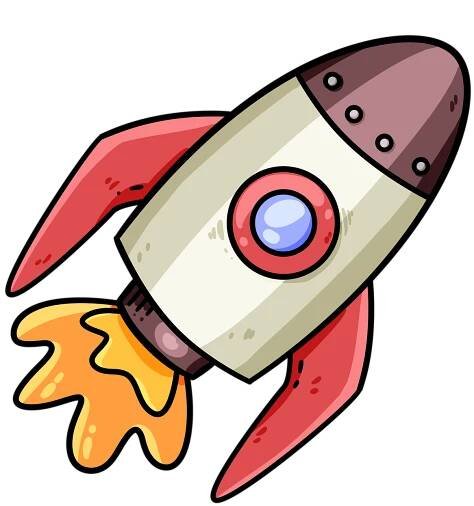 Raketa, Prostor, Clip Art, Děti, Loď