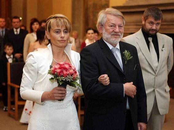 Miroslav Levora si bral v sobotu Gabrielu Valentovou.